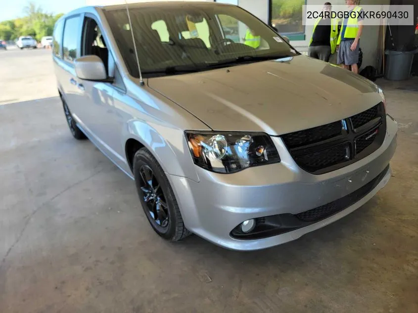 2019 Dodge Grand Caravan Se Plus VIN: 2C4RDGBGXKR690430 Lot: 40578248