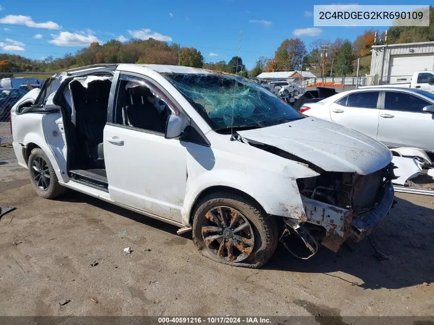 2C4RDGEG2KR690109 2019 Dodge Grand Caravan Gt