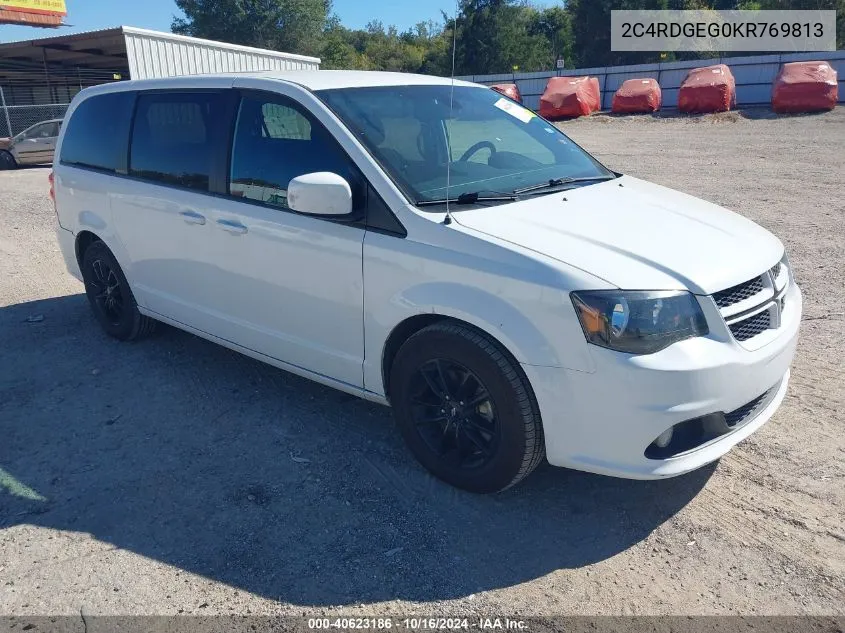 2019 Dodge Grand Caravan Gt VIN: 2C4RDGEG0KR769813 Lot: 40623186