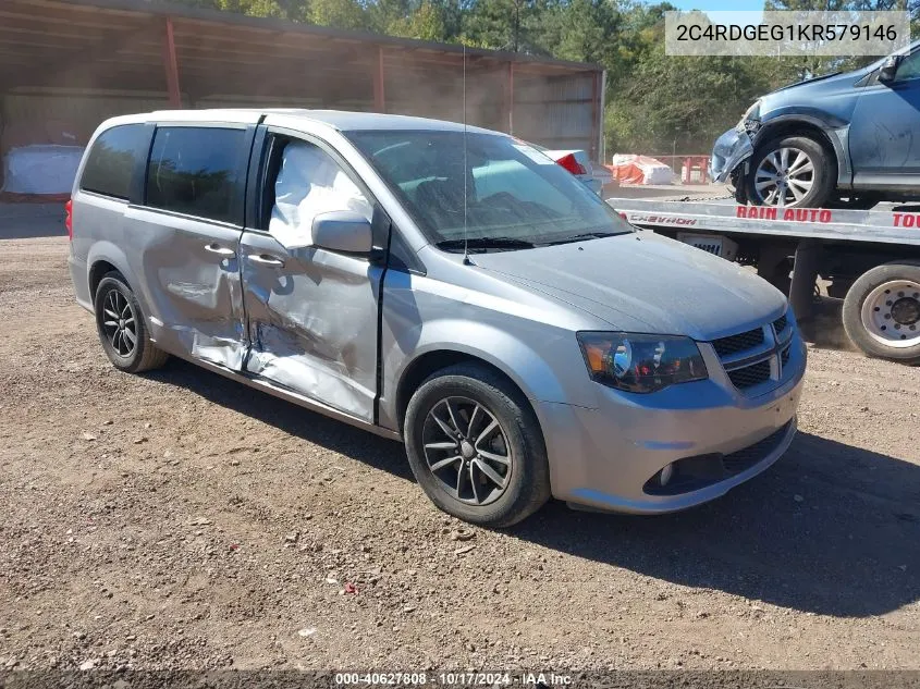 2019 Dodge Grand Caravan Gt VIN: 2C4RDGEG1KR579146 Lot: 40627808