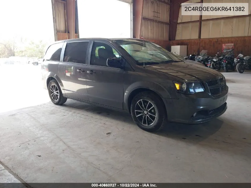 2019 Dodge Grand Caravan Gt VIN: 2C4RDGEG6KR641382 Lot: 40663727