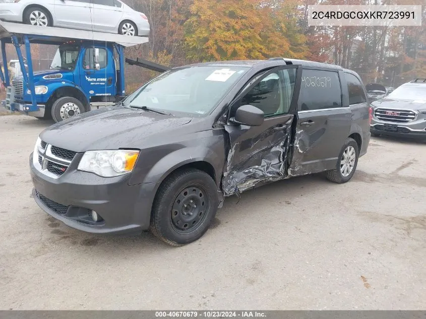 2019 Dodge Grand Caravan Sxt VIN: 2C4RDGCGXKR723991 Lot: 40670679