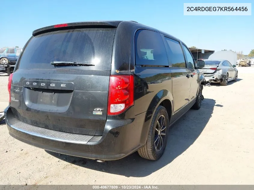 2C4RDGEG7KR564456 2019 Dodge Grand Caravan Gt