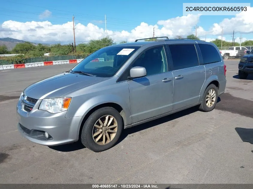 2C4RDGCG0KR660593 2019 Dodge Grand Caravan Sxt