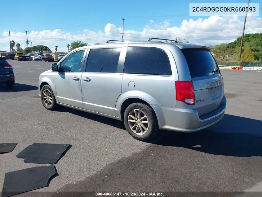 2C4RDGCG0KR660593 2019 Dodge Grand Caravan Sxt