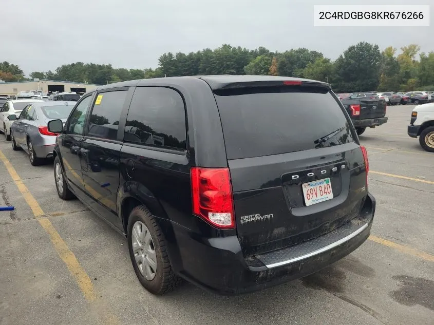 2C4RDGBG8KR676266 2019 Dodge Grand Caravan Se