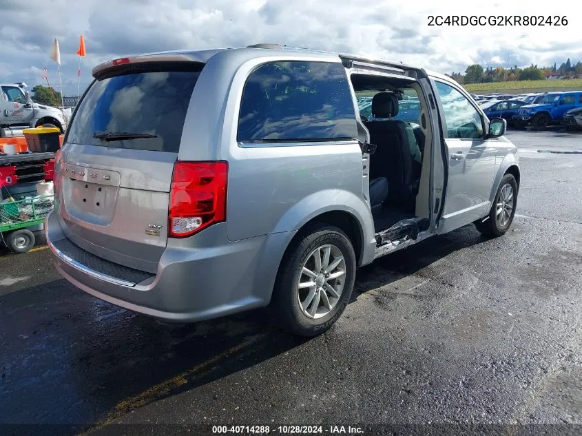 2C4RDGCG2KR802426 2019 Dodge Grand Caravan Sxt