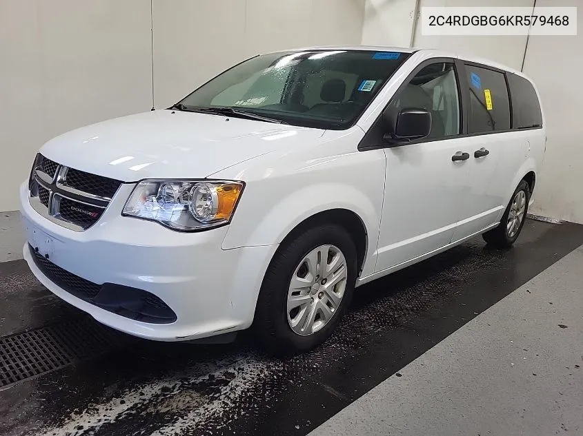 2C4RDGBG6KR579468 2019 Dodge Grand Caravan Se