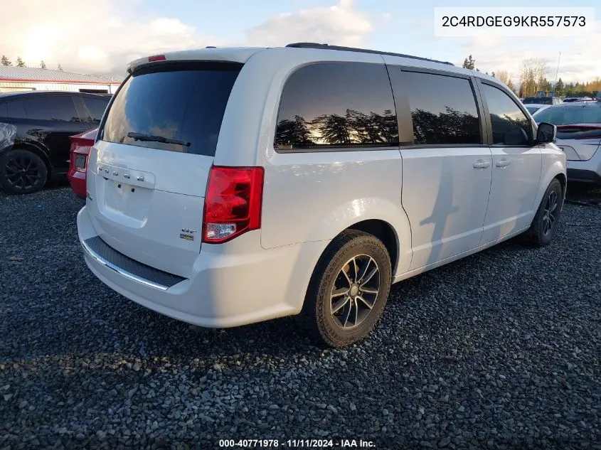 2019 Dodge Grand Caravan Gt VIN: 2C4RDGEG9KR557573 Lot: 40771978