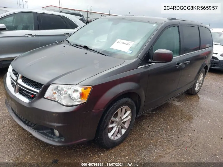 2C4RDGCG8KR565957 2019 Dodge Grand Caravan Sxt