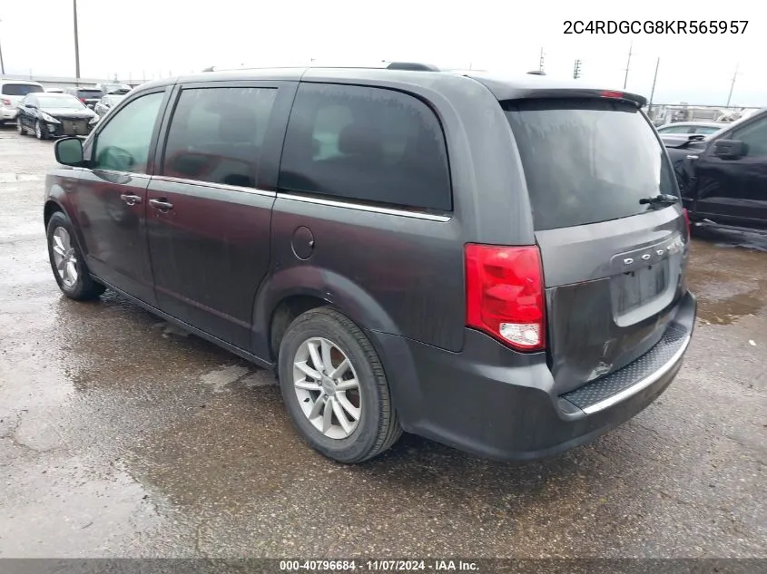 2C4RDGCG8KR565957 2019 Dodge Grand Caravan Sxt