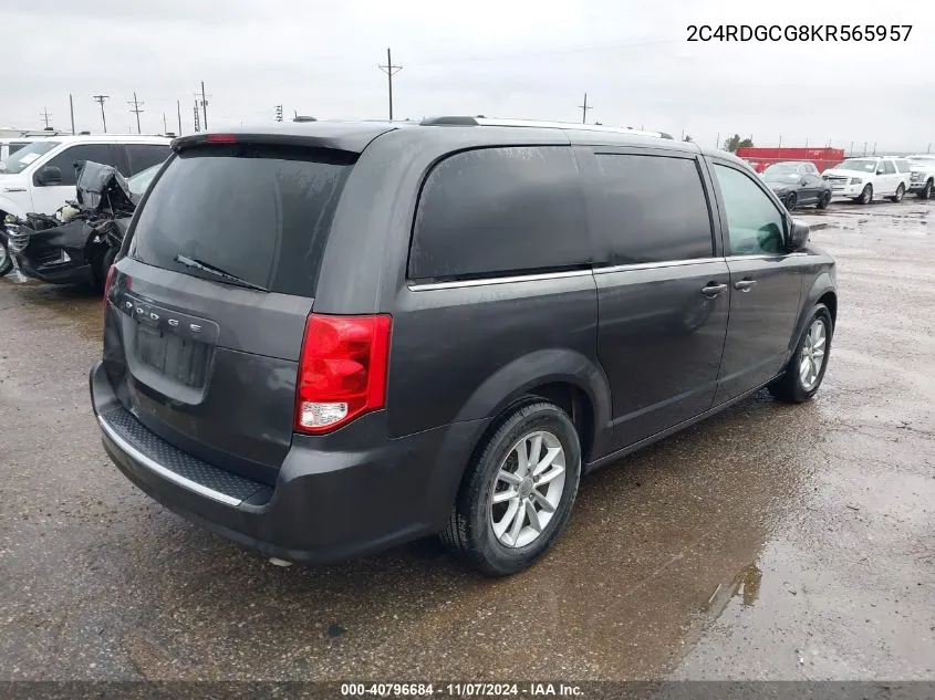 2C4RDGCG8KR565957 2019 Dodge Grand Caravan Sxt