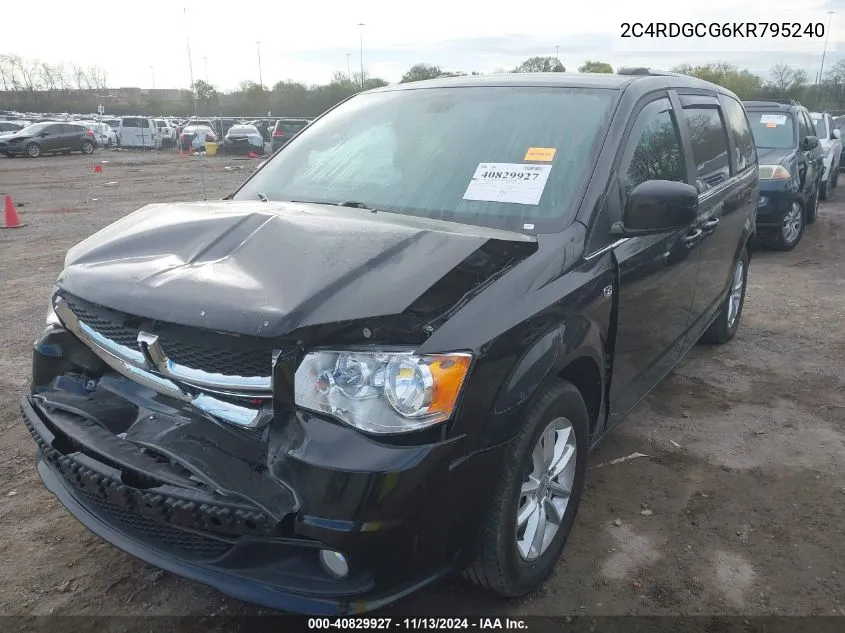 2019 Dodge Grand Caravan Sxt 35Th Anniversary Edition VIN: 2C4RDGCG6KR795240 Lot: 40829927