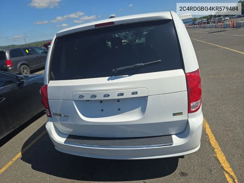 2019 Dodge Grand Caravan Se VIN: 2C4RDGBG4KR579484 Lot: 40897038