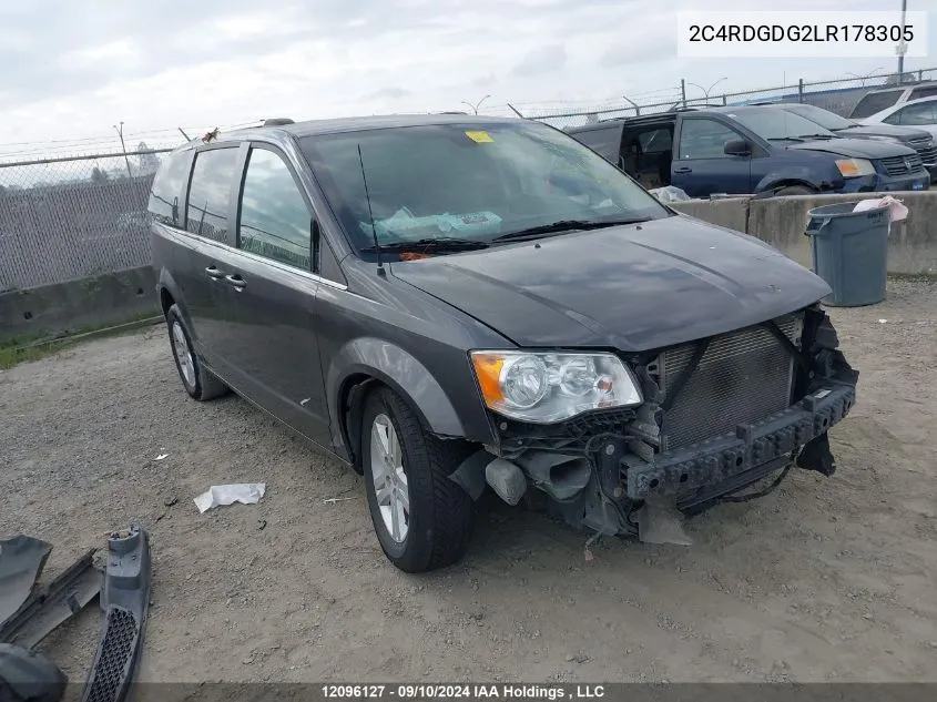 2C4RDGDG2LR178305 2020 Dodge Grand Caravan Crew Plus