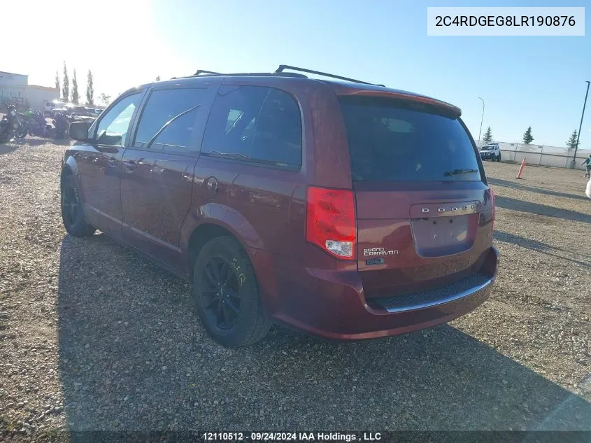 2C4RDGEG8LR190876 2020 Dodge Grand Caravan Gt