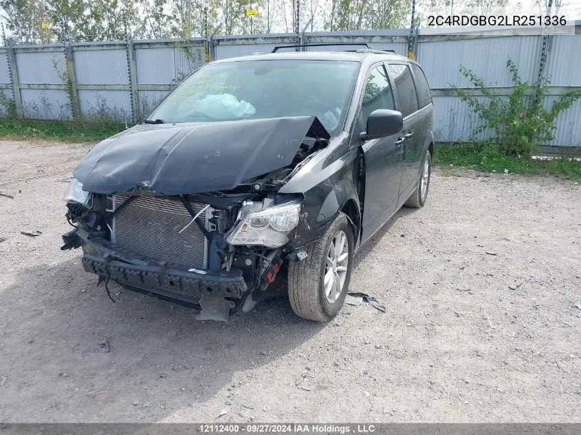 2C4RDGBG2LR251336 2020 Dodge Grand Caravan Sxt