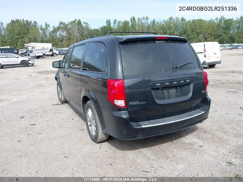 2C4RDGBG2LR251336 2020 Dodge Grand Caravan Sxt