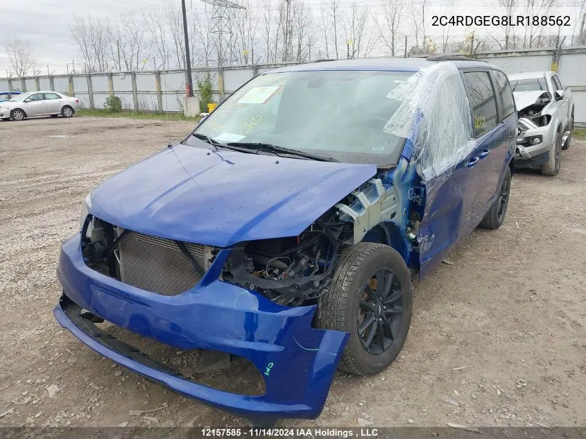 2020 Dodge Grand Caravan VIN: 2C4RDGEG8LR188562 Lot: 12157585