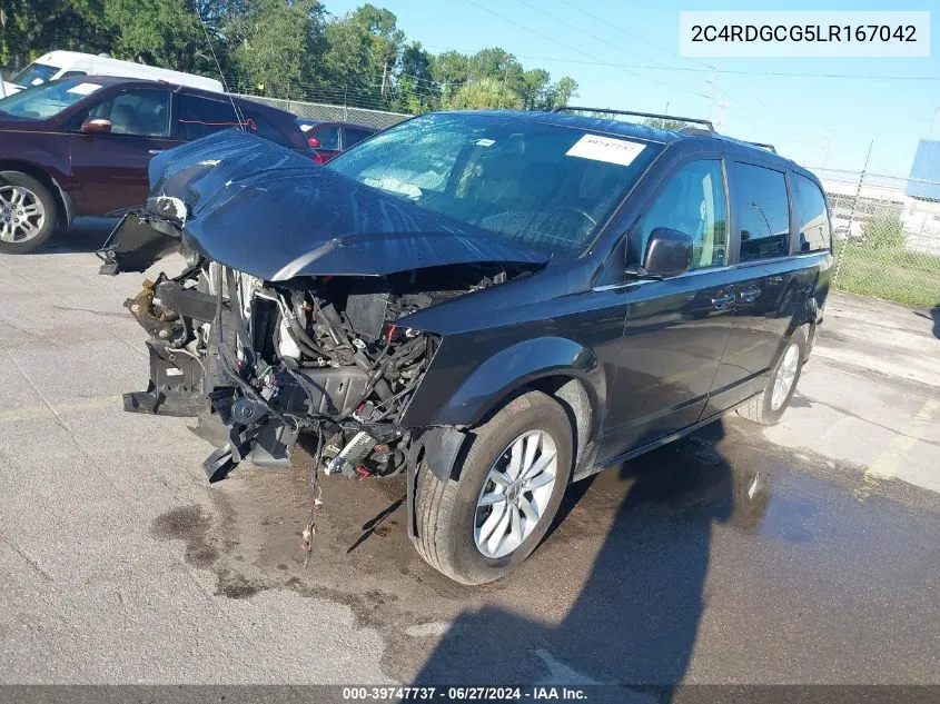 2020 Dodge Grand Caravan Sxt VIN: 2C4RDGCG5LR167042 Lot: 39747737