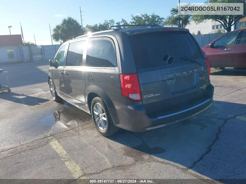 2020 Dodge Grand Caravan Sxt VIN: 2C4RDGCG5LR167042 Lot: 39747737