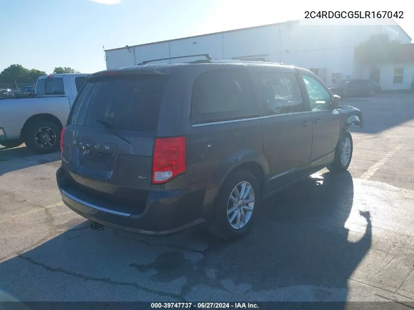 2020 Dodge Grand Caravan Sxt VIN: 2C4RDGCG5LR167042 Lot: 39747737