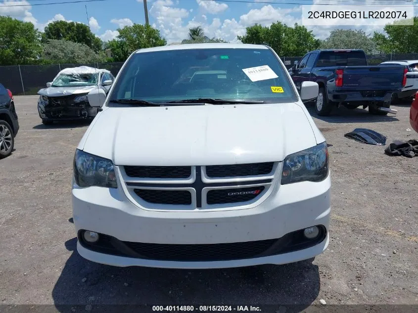 2020 Dodge Grand Caravan Gt VIN: 2C4RDGEG1LR202074 Lot: 40114880