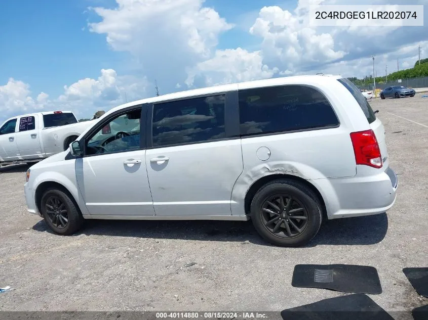 2020 Dodge Grand Caravan Gt VIN: 2C4RDGEG1LR202074 Lot: 40114880