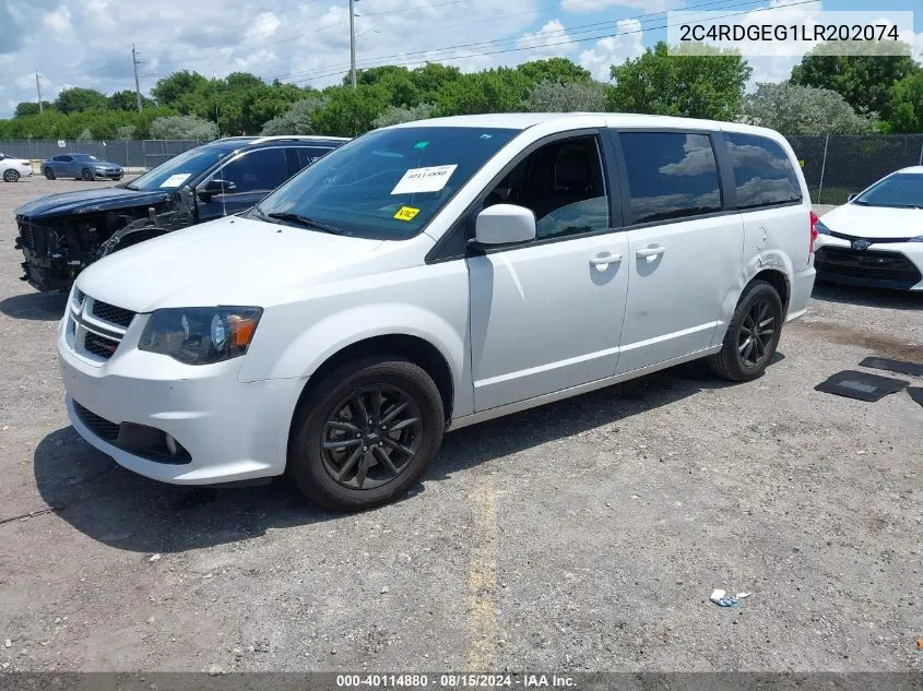 2020 Dodge Grand Caravan Gt VIN: 2C4RDGEG1LR202074 Lot: 40114880