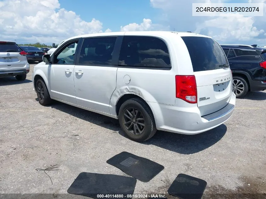 2020 Dodge Grand Caravan Gt VIN: 2C4RDGEG1LR202074 Lot: 40114880