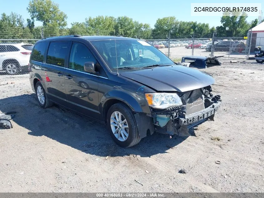 2020 Dodge Grand Caravan Sxt VIN: 2C4RDGCG9LR174835 Lot: 40168053