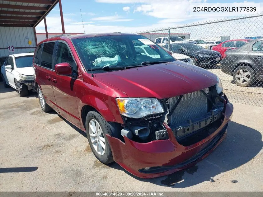 2C4RDGCGXLR177839 2020 Dodge Grand Caravan Sxt