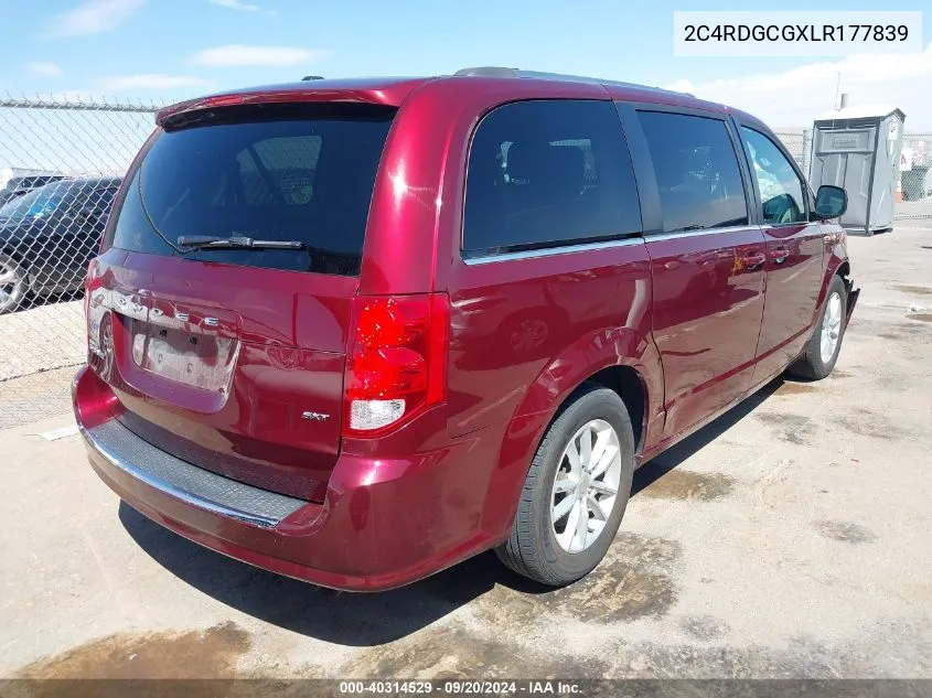 2C4RDGCGXLR177839 2020 Dodge Grand Caravan Sxt