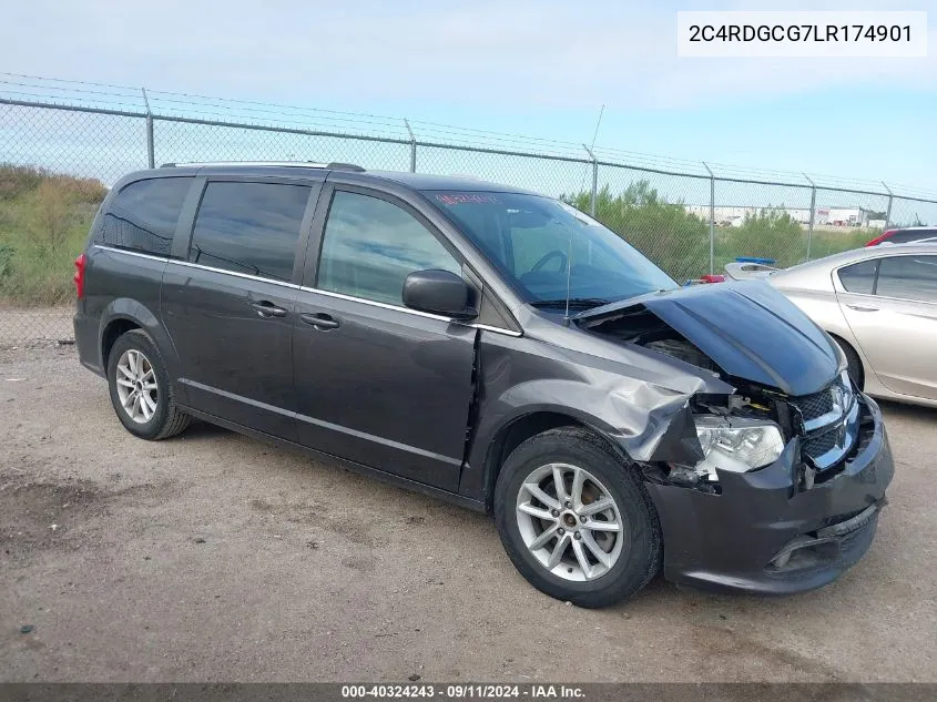 2020 Dodge Grand Caravan Sxt VIN: 2C4RDGCG7LR174901 Lot: 40324243