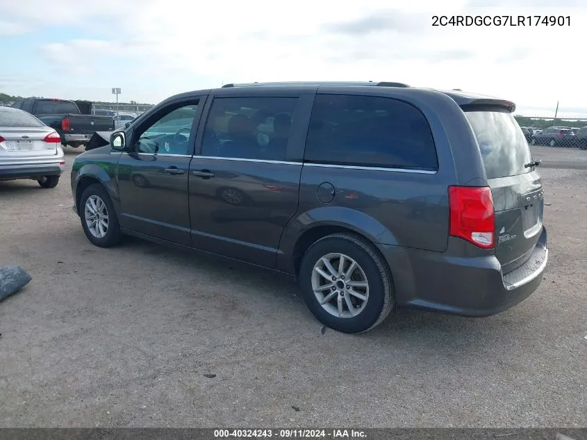 2020 Dodge Grand Caravan Sxt VIN: 2C4RDGCG7LR174901 Lot: 40324243