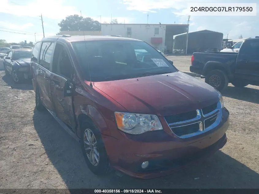 2C4RDGCG7LR179550 2020 Dodge Grand Caravan Sxt