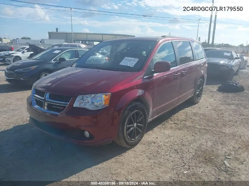 2C4RDGCG7LR179550 2020 Dodge Grand Caravan Sxt