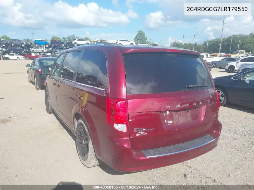 2C4RDGCG7LR179550 2020 Dodge Grand Caravan Sxt