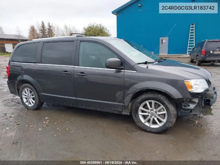 2C4RDGCG3LR183742 2020 Dodge Grand Caravan Sxt