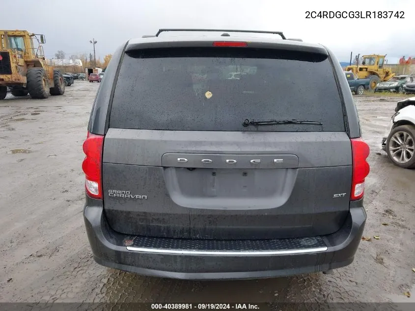 2C4RDGCG3LR183742 2020 Dodge Grand Caravan Sxt