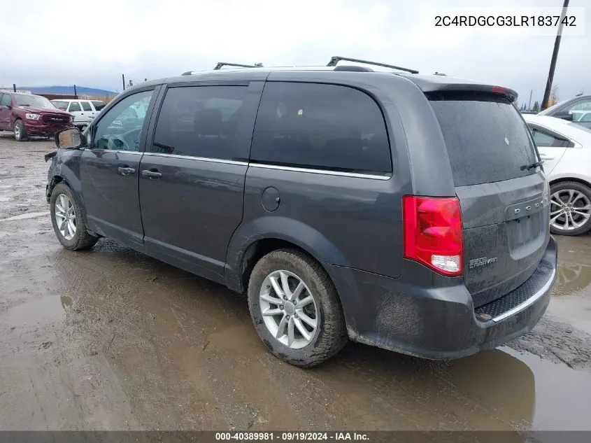 2C4RDGCG3LR183742 2020 Dodge Grand Caravan Sxt