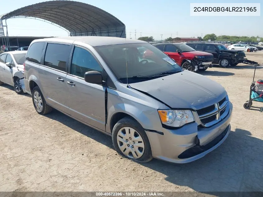 2020 Dodge Grand Caravan Se VIN: 2C4RDGBG4LR221965 Lot: 40572396