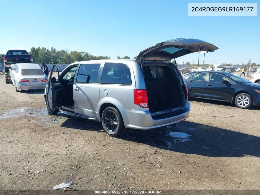 2020 Dodge Grand Caravan Gt VIN: 2C4RDGEG9LR169177 Lot: 40584522