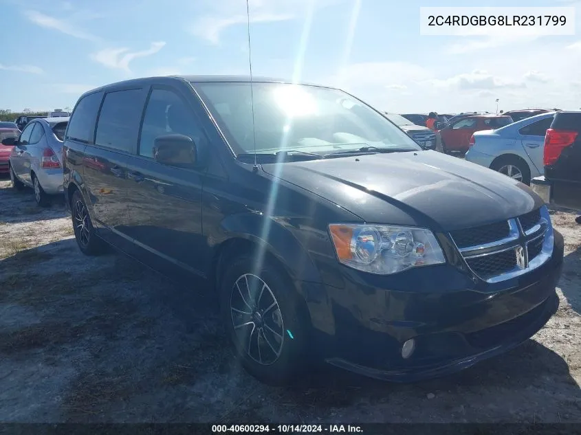 2020 Dodge Grand Caravan Se Plus VIN: 2C4RDGBG8LR231799 Lot: 40600294