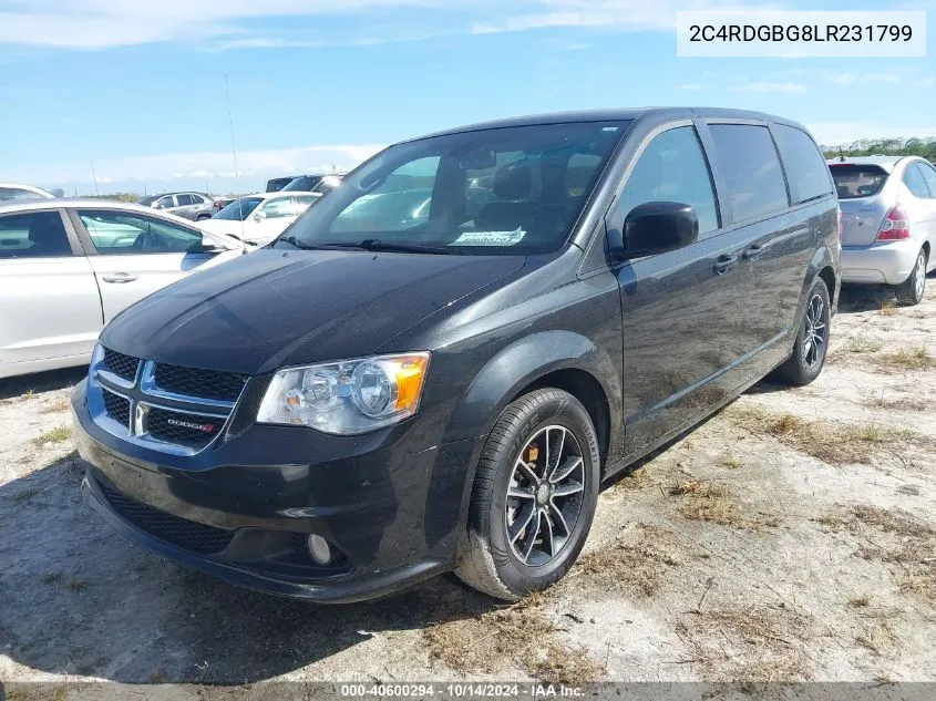 2020 Dodge Grand Caravan Se Plus VIN: 2C4RDGBG8LR231799 Lot: 40600294