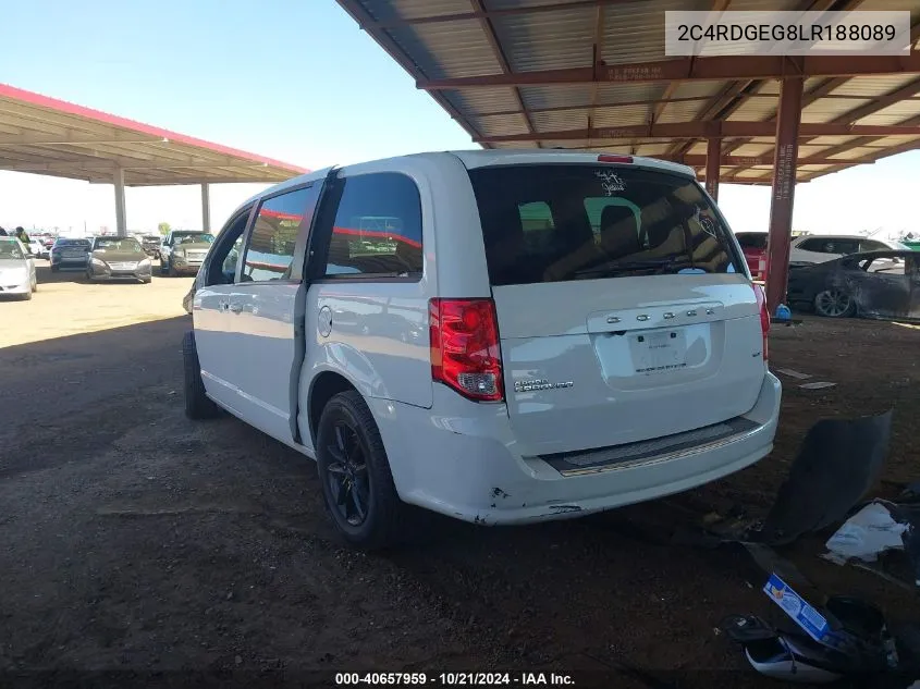 2020 Dodge Grand Caravan Gt VIN: 2C4RDGEG8LR188089 Lot: 40657959