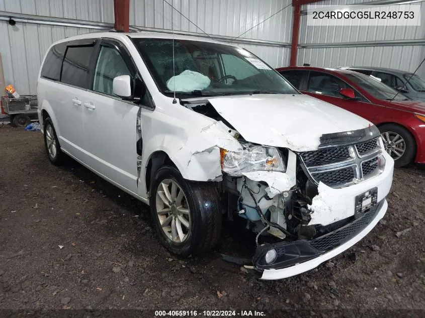 2020 Dodge Grand Caravan Sxt VIN: 2C4RDGCG5LR248753 Lot: 40659116