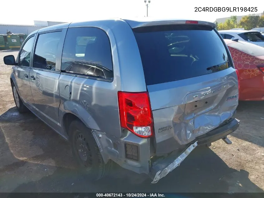 2C4RDGBG9LR198425 2020 Dodge Grand Caravan Se