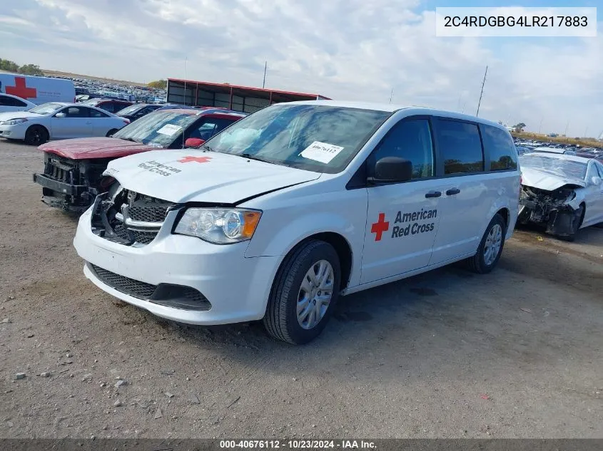 2020 Dodge Grand Caravan Se VIN: 2C4RDGBG4LR217883 Lot: 40676112