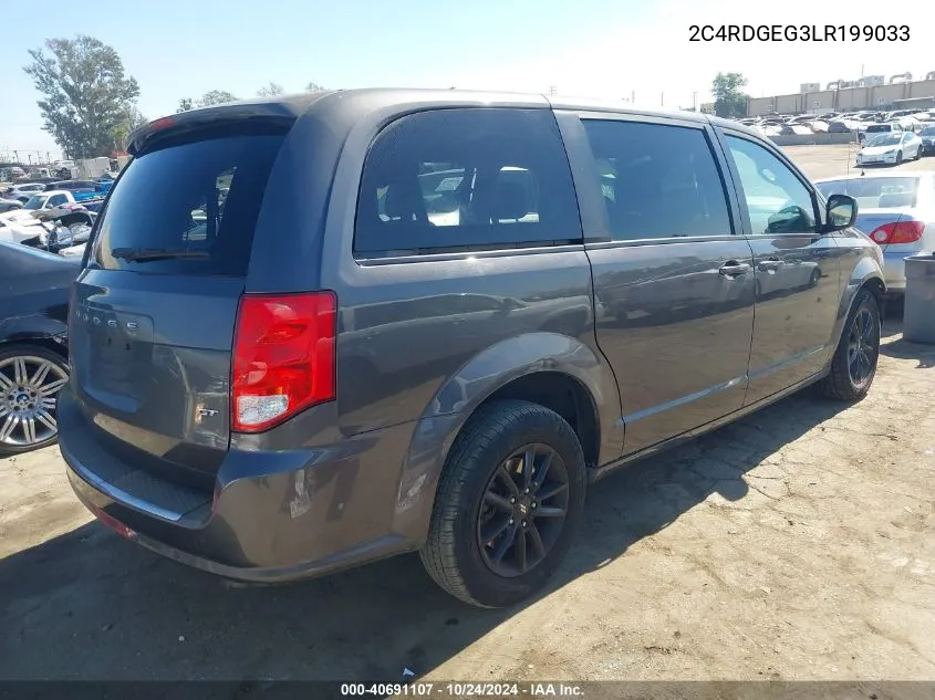 2020 Dodge Grand Caravan Gt VIN: 2C4RDGEG3LR199033 Lot: 40691107